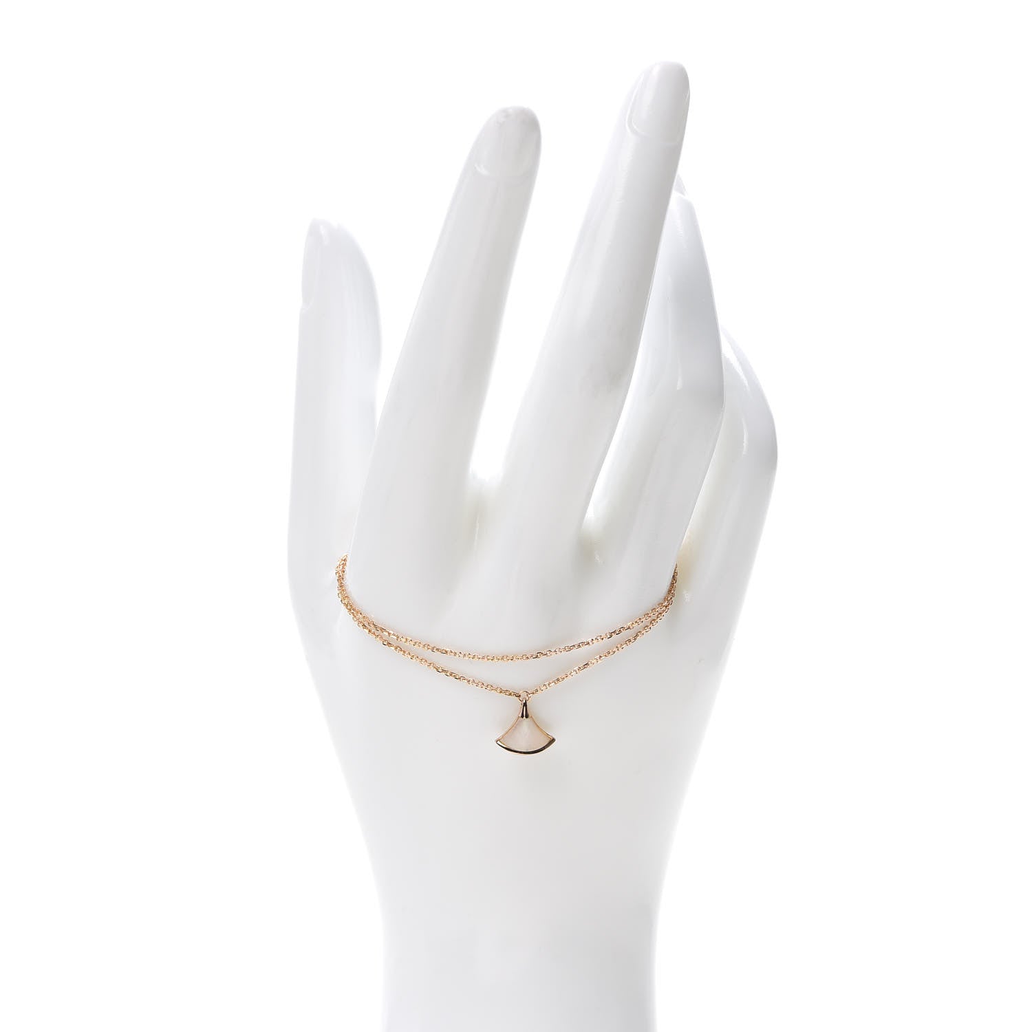 Bulgari 18K Rose Gold Mother of Pearl Divas' Dream Bracelet SM 2 of 8
