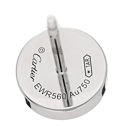 Cartier 18K White Gold LOVE Earrings 4 of 5