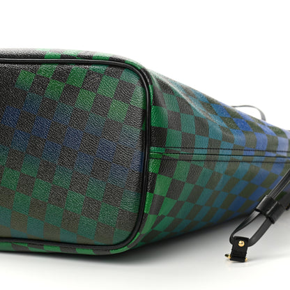 Louis Vuitton Damier Race Neverfull MM Noir Rouge 12 of 18