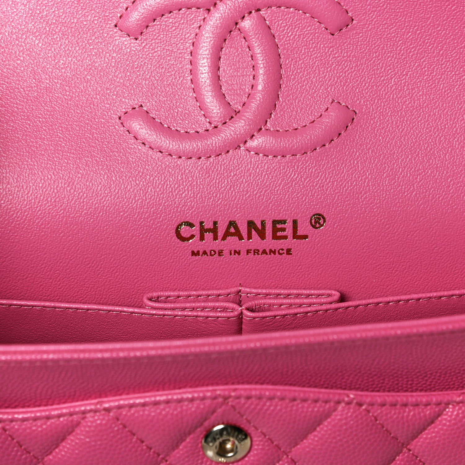 Chanel Caviar Quilted Small Double Flap Pink 6 of 12