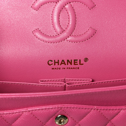 Chanel Caviar Quilted Small Double Flap Pink 6 of 12