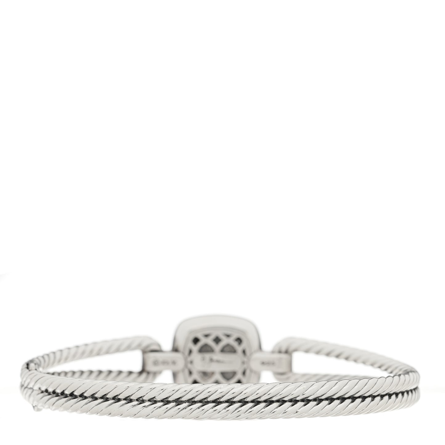 Sterling Silver Diamond Albion Cable Bracelet
