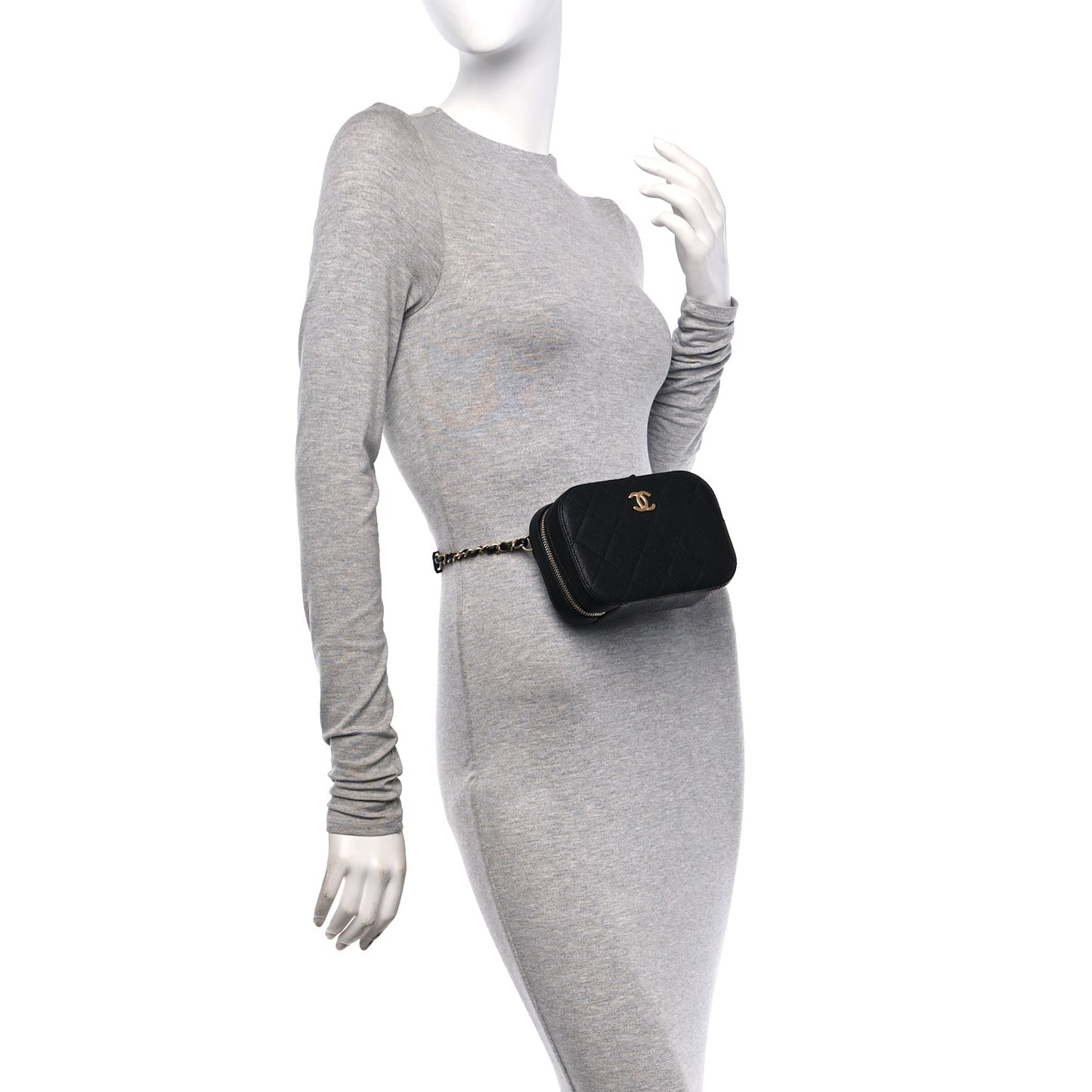 Caviar Waist Bag Black