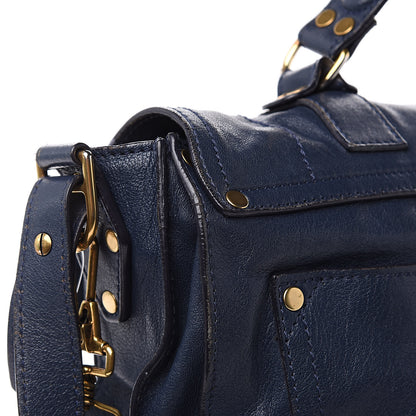 Proenza Schouler Lambskin PS1 Extra Large Satchel Indigo 13 of 19