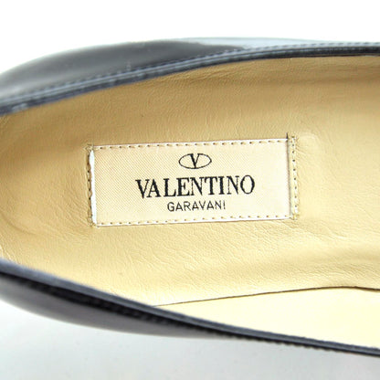 Valentino Garavani Patent Couture Bow Flats 36 Black 6 of 7