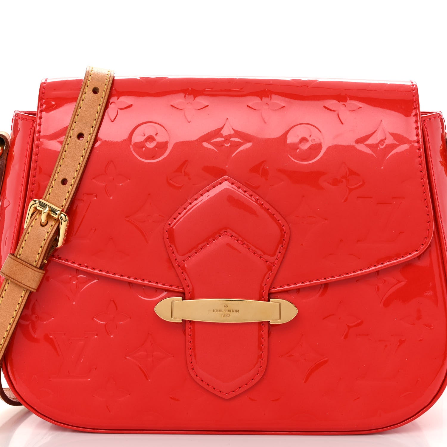 Louis Vuitton Vernis Bellflower GM Rouge Grenadine 7 of 11