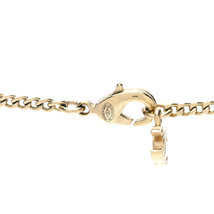 Chanel Baguette Crystal CC Necklace Gold 4 of 4