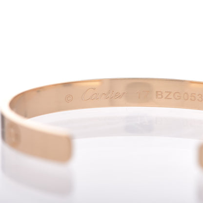Cartier 18K Yellow Gold LOVE Cuff Bracelet 17 4 of 5