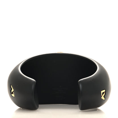 Louis Vuitton Resin Crystal Over The Rainbow Cuff M Black 3 of 4