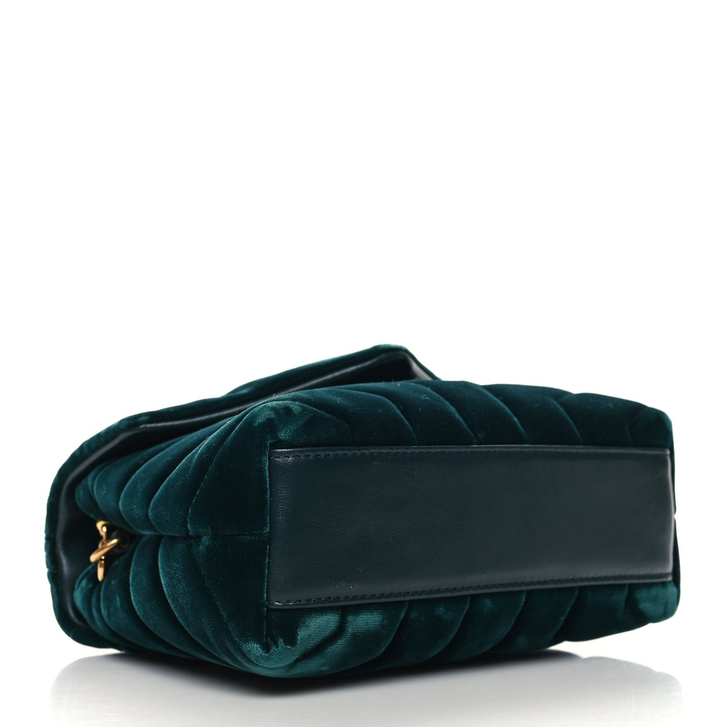 Velvet Y Quilted Monogram Toy Loulou Crossbody Bag Dark Ottanio