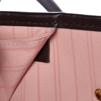 Louis Vuitton Damier Ebene Neo Neverfull MM Rose Ballerine 6 of 6