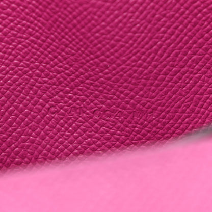 Hermes Epsom Kelly Longue Wallet Rose Pourpre 7 of 8