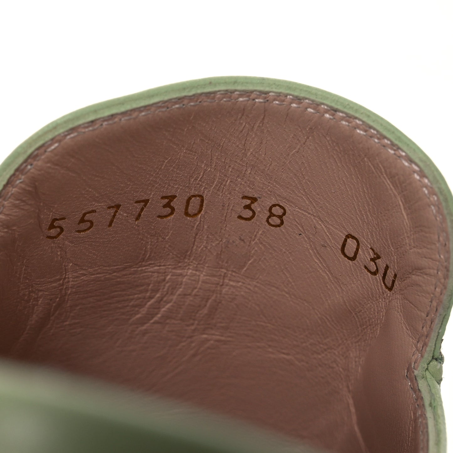 Malaga Kid Womens Princetown Slippers 38 Pistachio Green