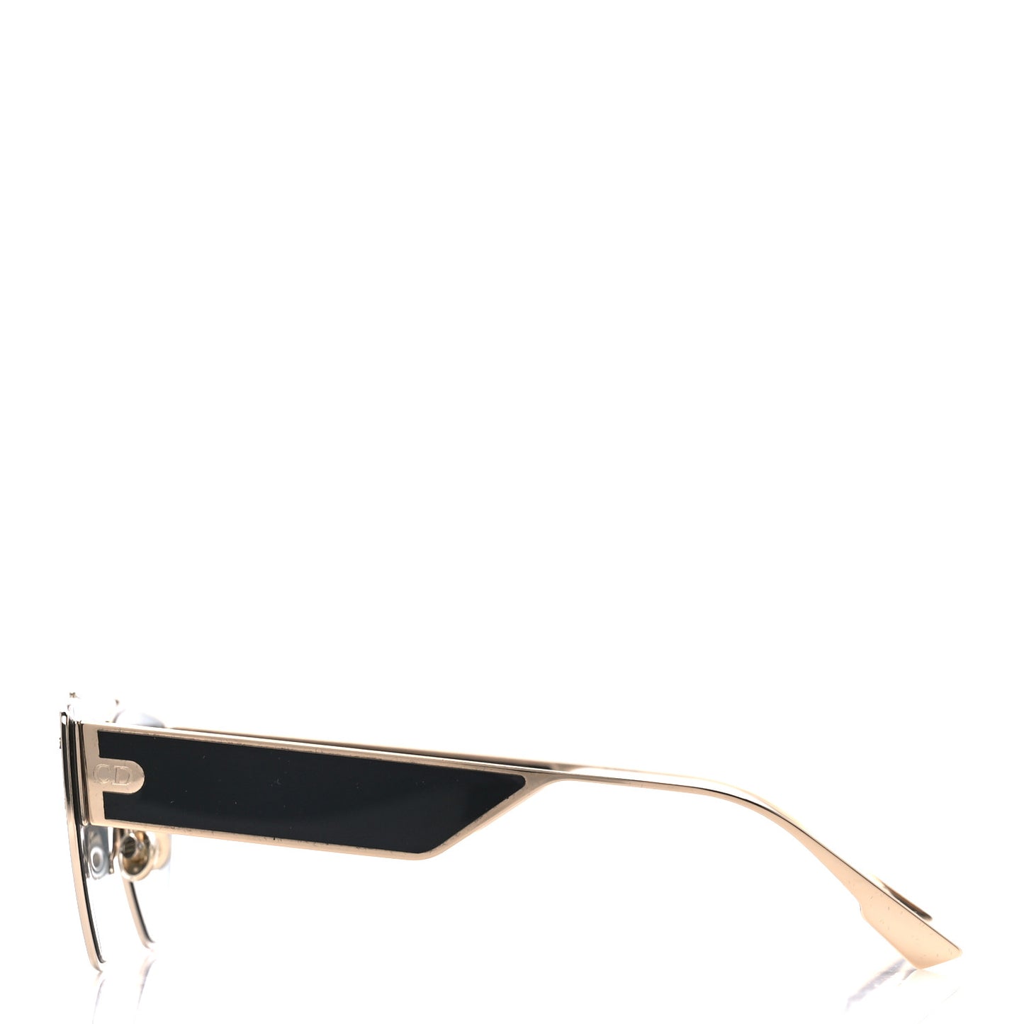 Clan 2 Aviator Sunglasses Black Gold