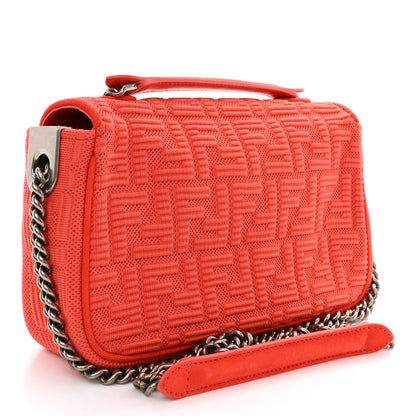 Fendi Technical Fabric FF Midi Chain Baguette Tulipano 3 of 12
