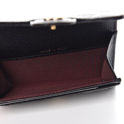 Chanel Caviar Quilted Flap Card Holder Black 5 of 9
