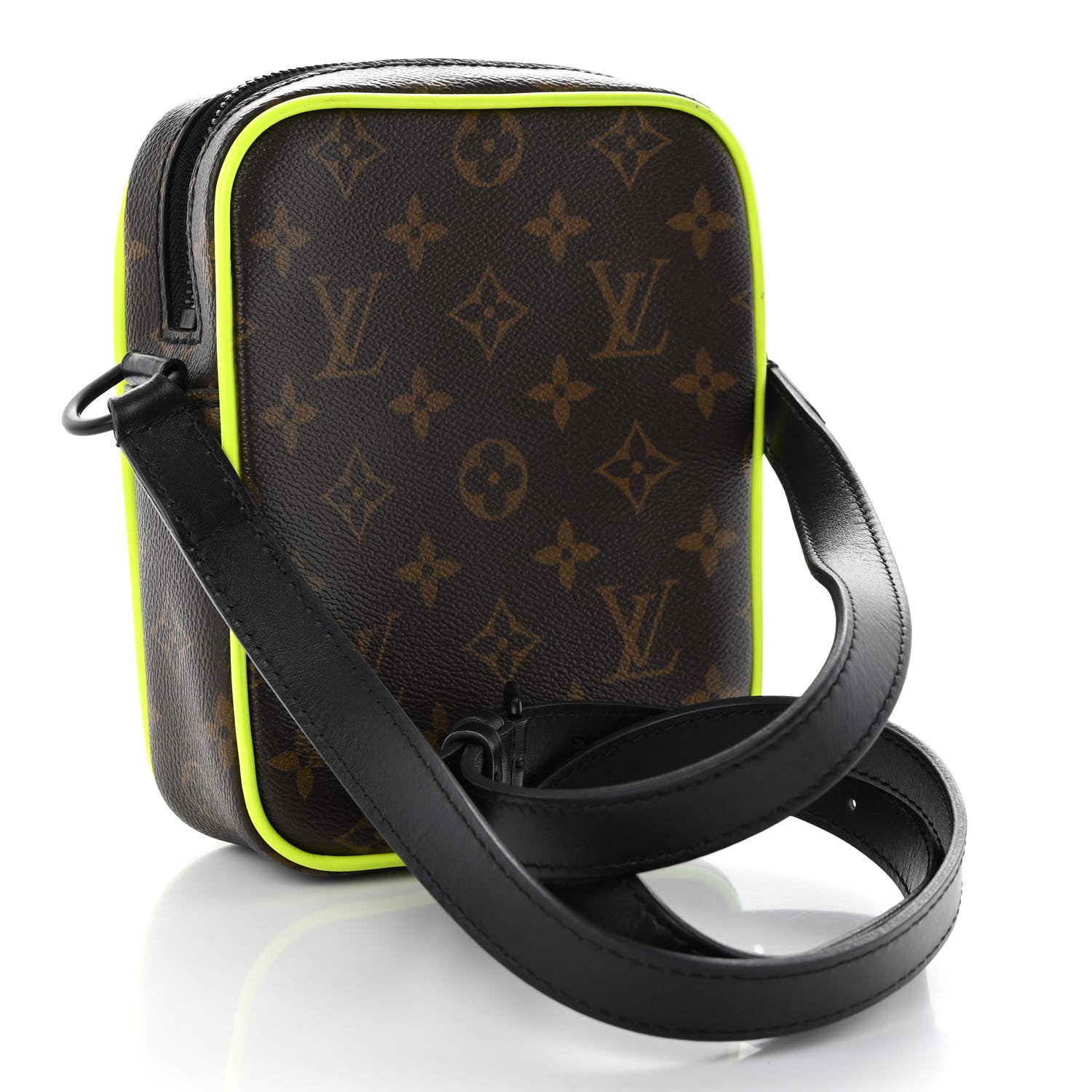 Louis Vuitton Monogram Macassar Christopher Wearable Wallet Fluorescent Yellow 3 of 10