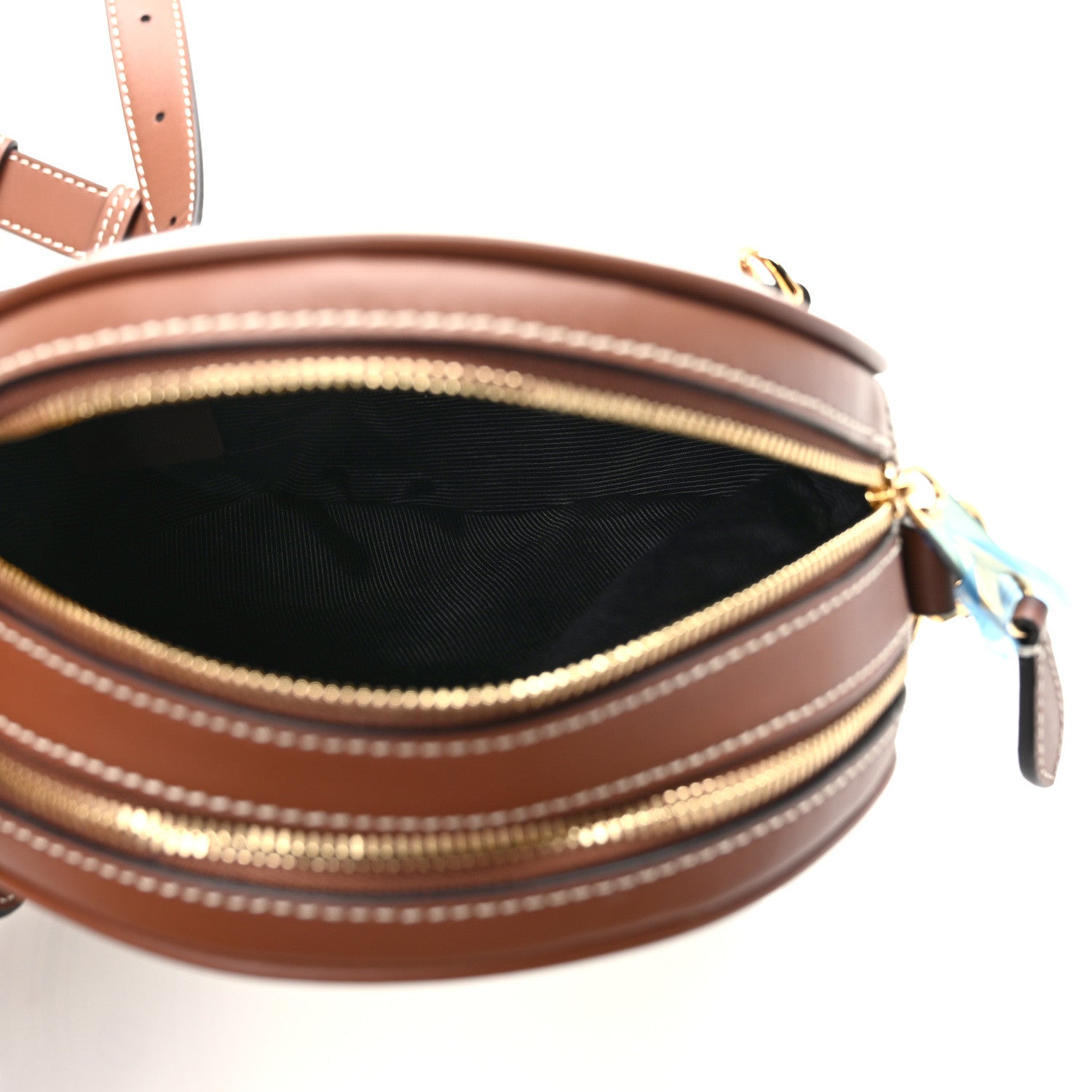 Burberry Cotton Canvas Mini Louise Crossbody Bag Natural Tan 6 of 11