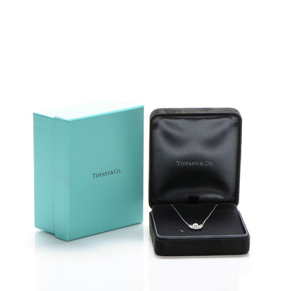 Tiffany Platinum Diamond Small Enchant Flower Pendant Necklace 7 of 7