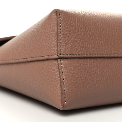 Mulberry Classic Grain Calfskin Darley Cosmetic Pouch Sable 8 of 9