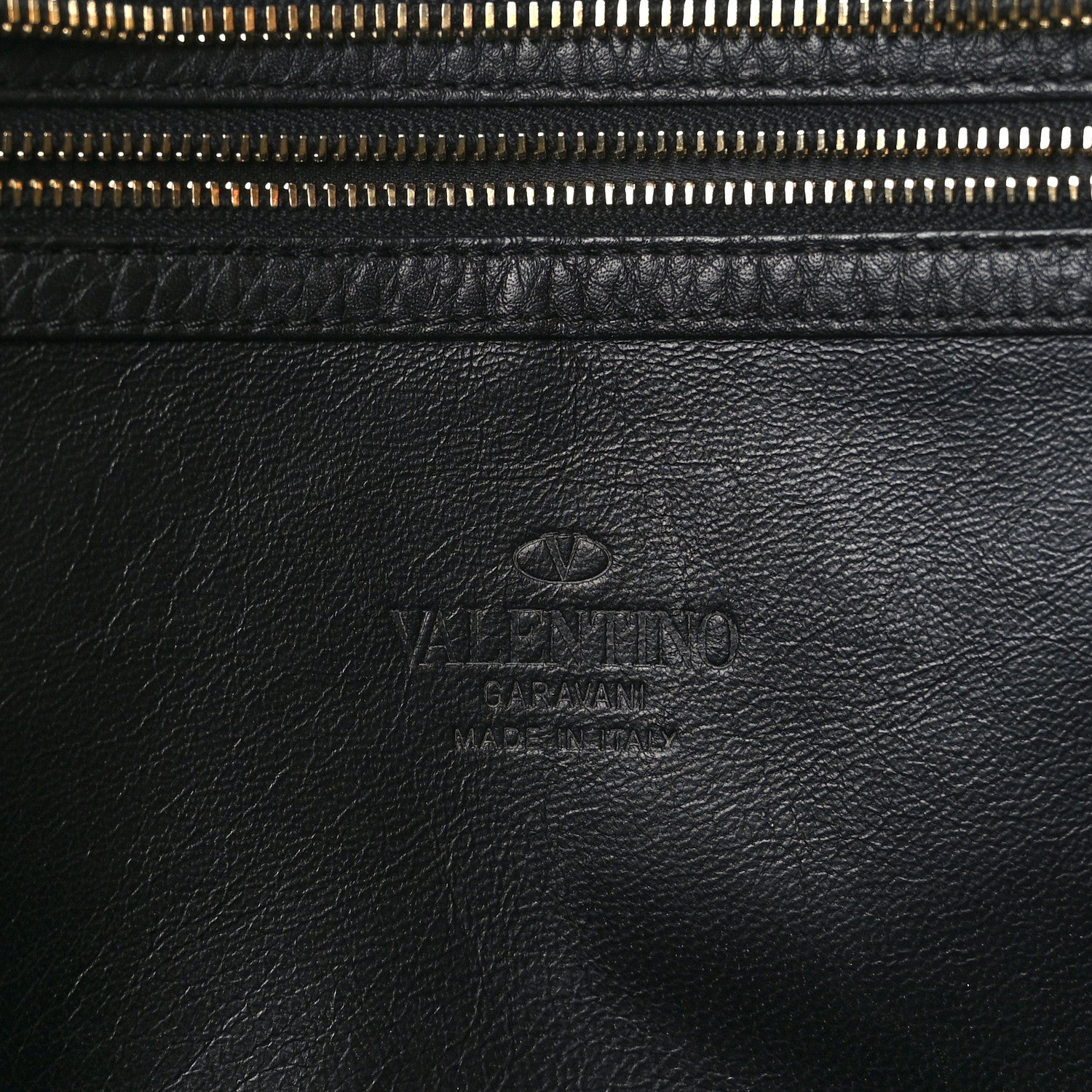 Valentino Garavani Grained Calfskin To Be Cool Tote Black 6 of 8