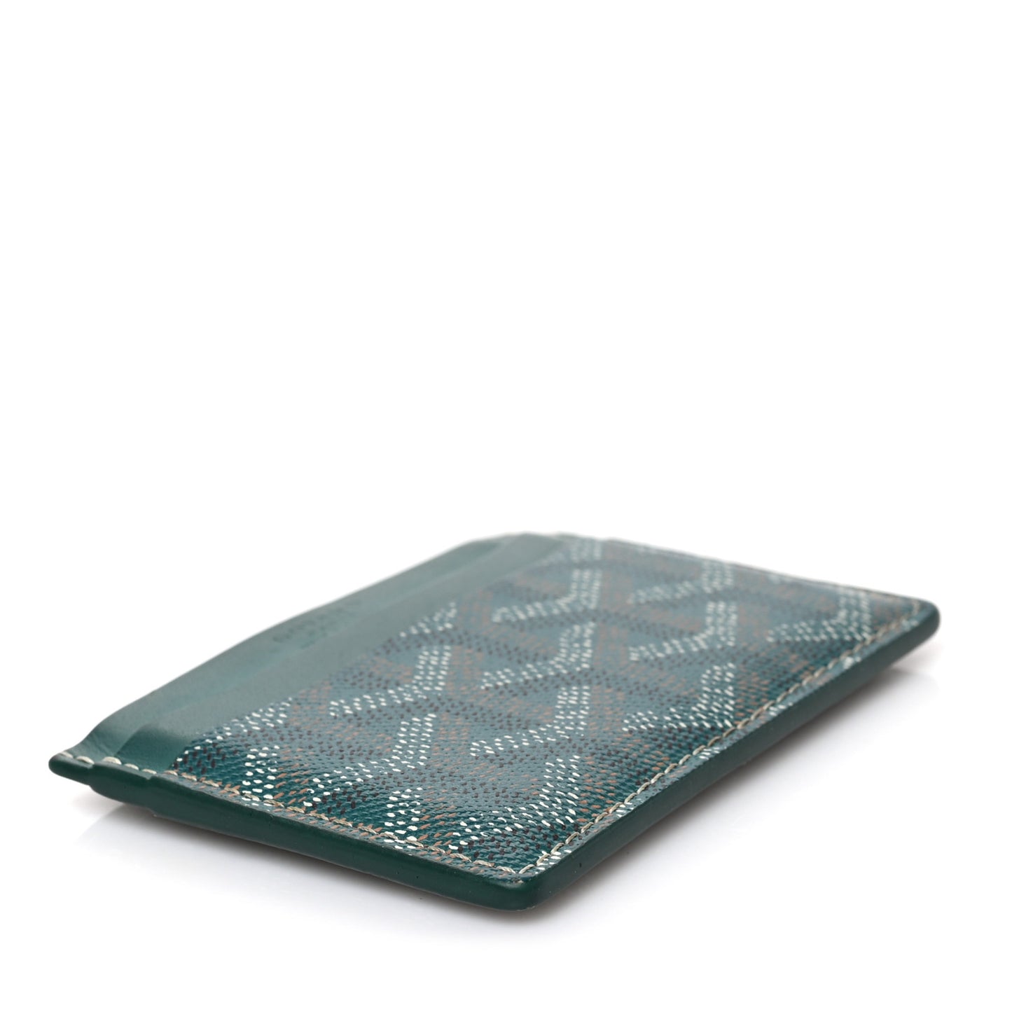 Goyardine Saint Sulpice Card Holder Green