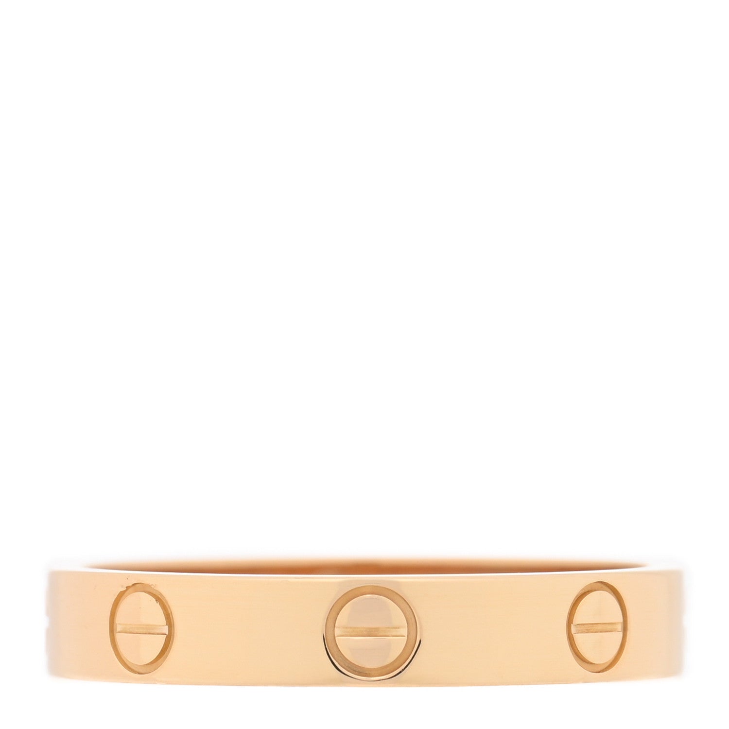 Cartier 18K Yellow Gold 3.5mm LOVE Wedding Band Ring 58 8.5 1 of 4