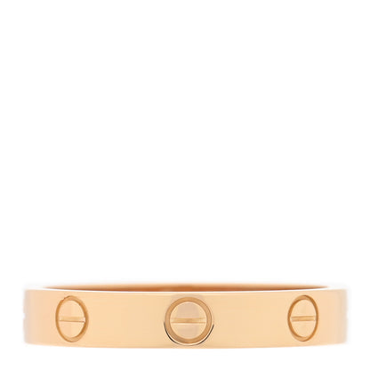 Cartier 18K Yellow Gold 3.5mm LOVE Wedding Band Ring 58 8.5 1 of 4