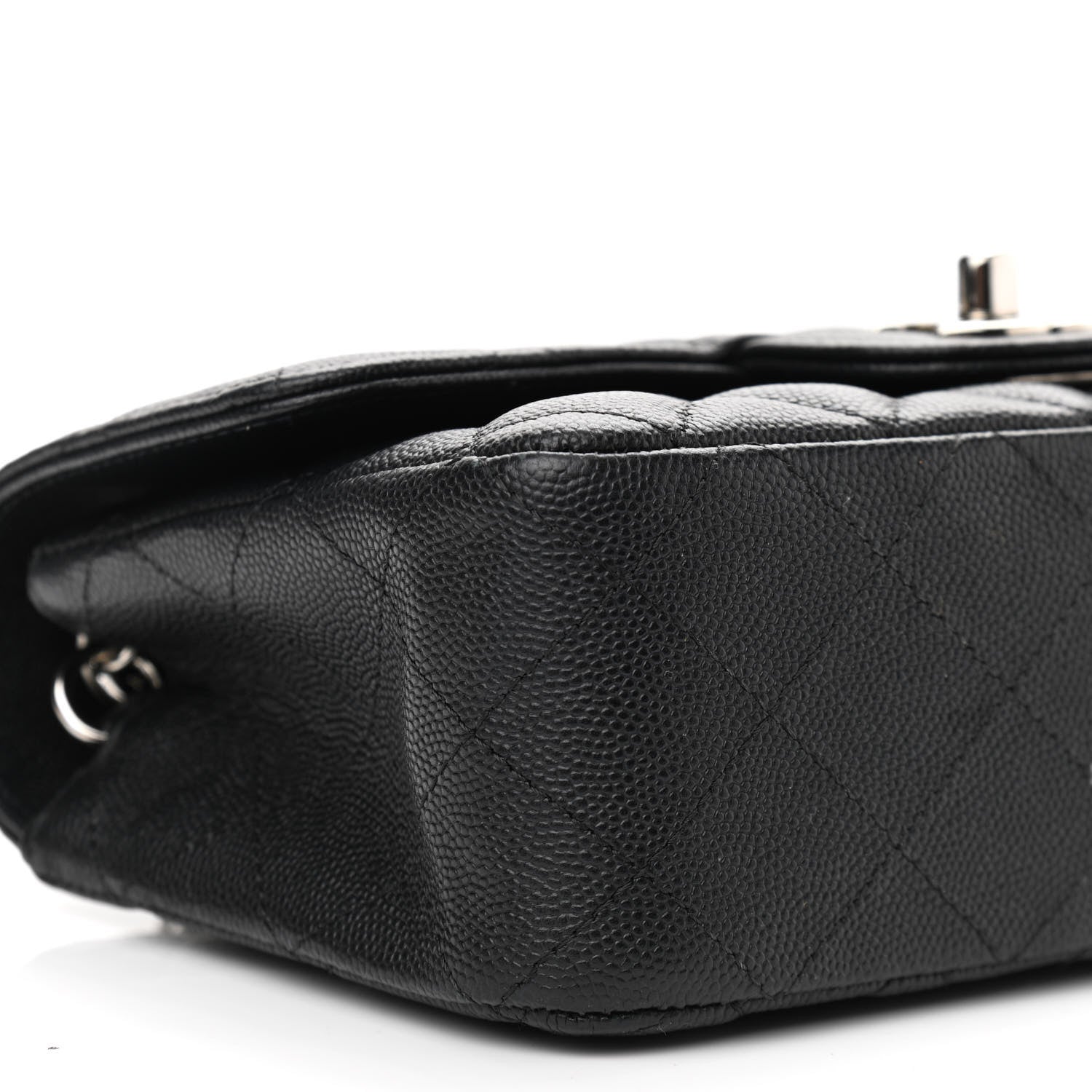 Chanel Caviar Quilted Mini Rectangular Flap Black 9 of 12