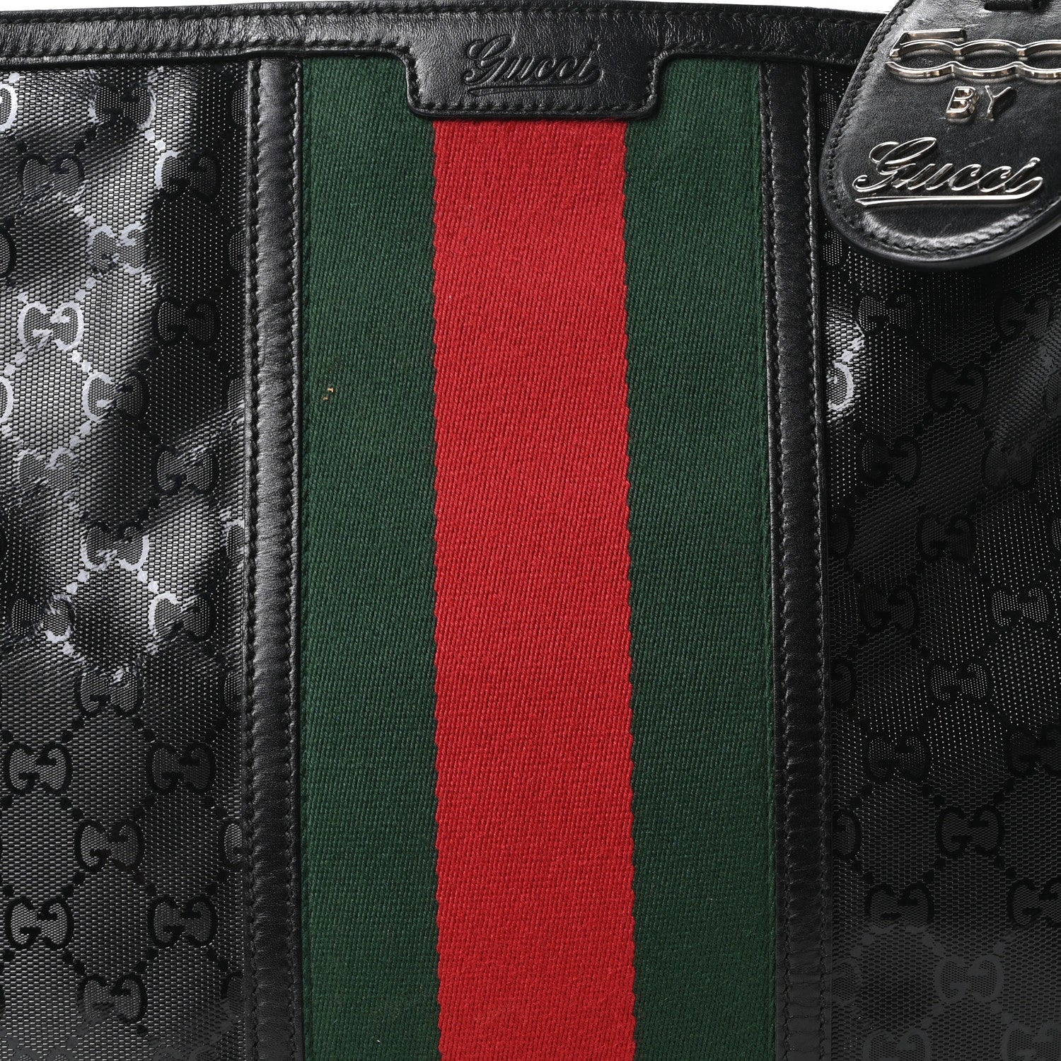 Gucci Imprime Monogram Web Medium 500 by Gucci Flat Messenger Bag Black 8 of 10