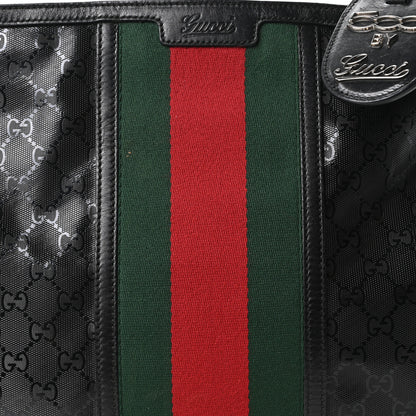Gucci Imprime Monogram Web Medium 500 by Gucci Flat Messenger Bag Black 8 of 10