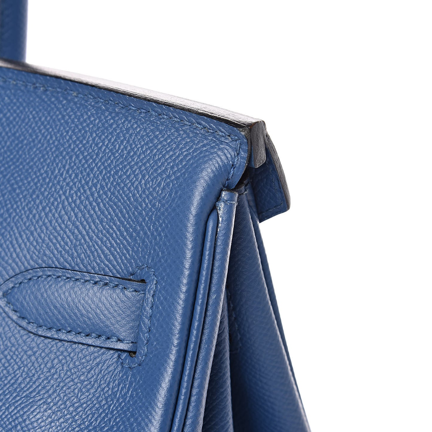 Epsom Birkin 30 Bleu
