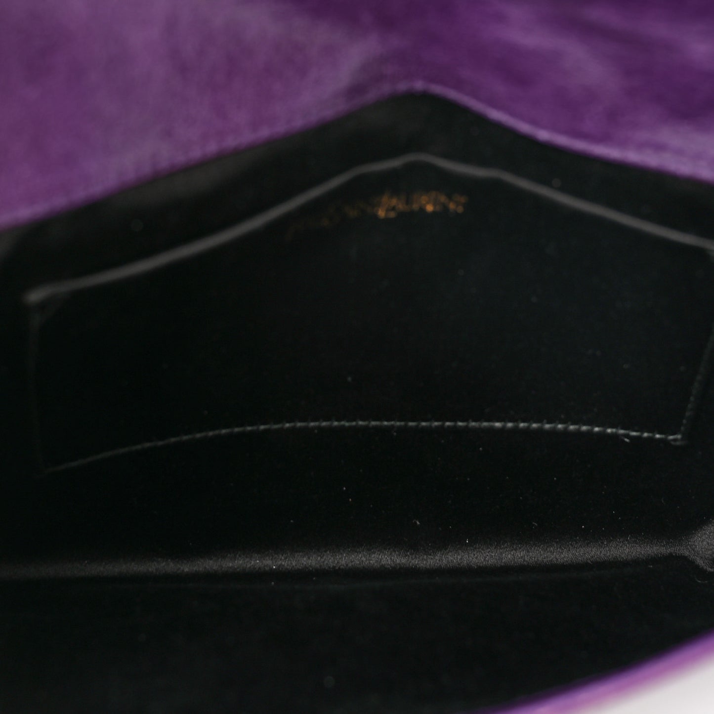 Textured Patent Monogram Large Belle De Jour Clutch Purple