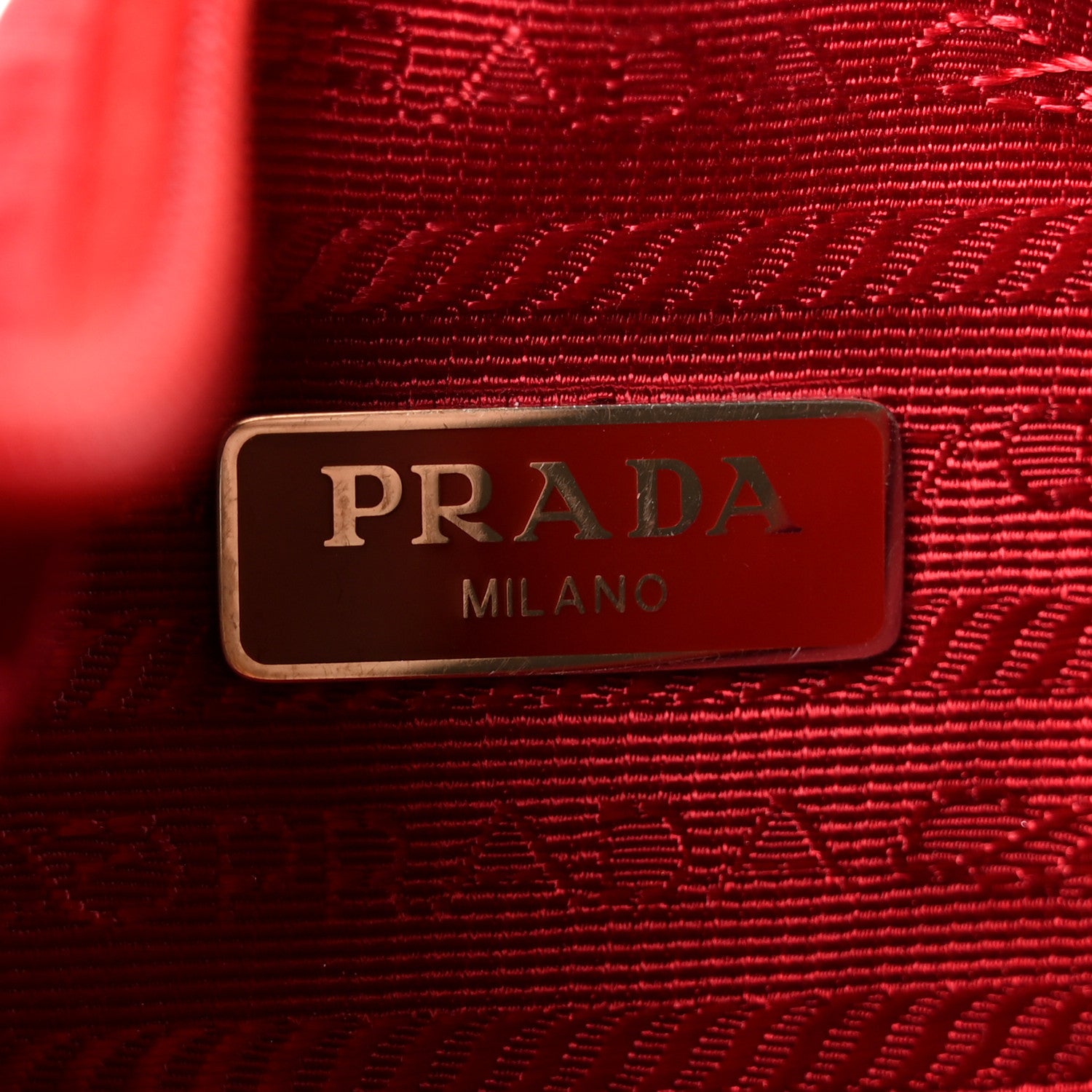 Prada Tessuto Nylon Mini Re-Edition 2000 Bag Rosso 6 of 10