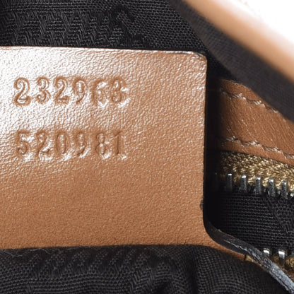 Gucci Monogram Medium GG Twins Shoulder Bag Tan 9 of 13