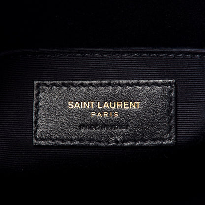Saint Laurent Calfskin Matelasse Monogram Lou Camera Bag Dark Latte 6 of 9