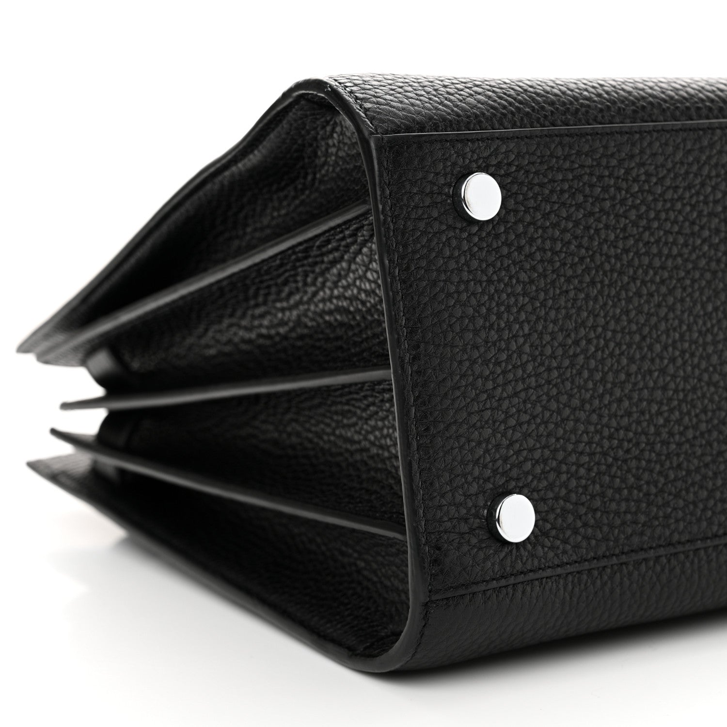 Saint Laurent Grained Calfskin Small Sac De Jour Black 9 of 11