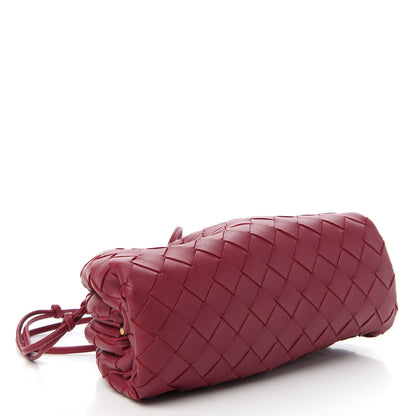 Bottega Veneta Nappa Intrecciato The Mini Pouch Amaranto 4 of 10