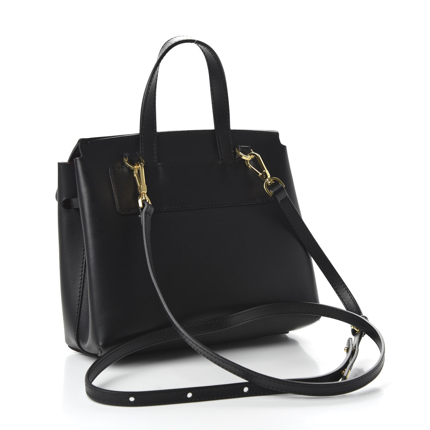 Mansur Gavriel Calfskin Mini Mini Lady Bag Black Flamma 3 of 9