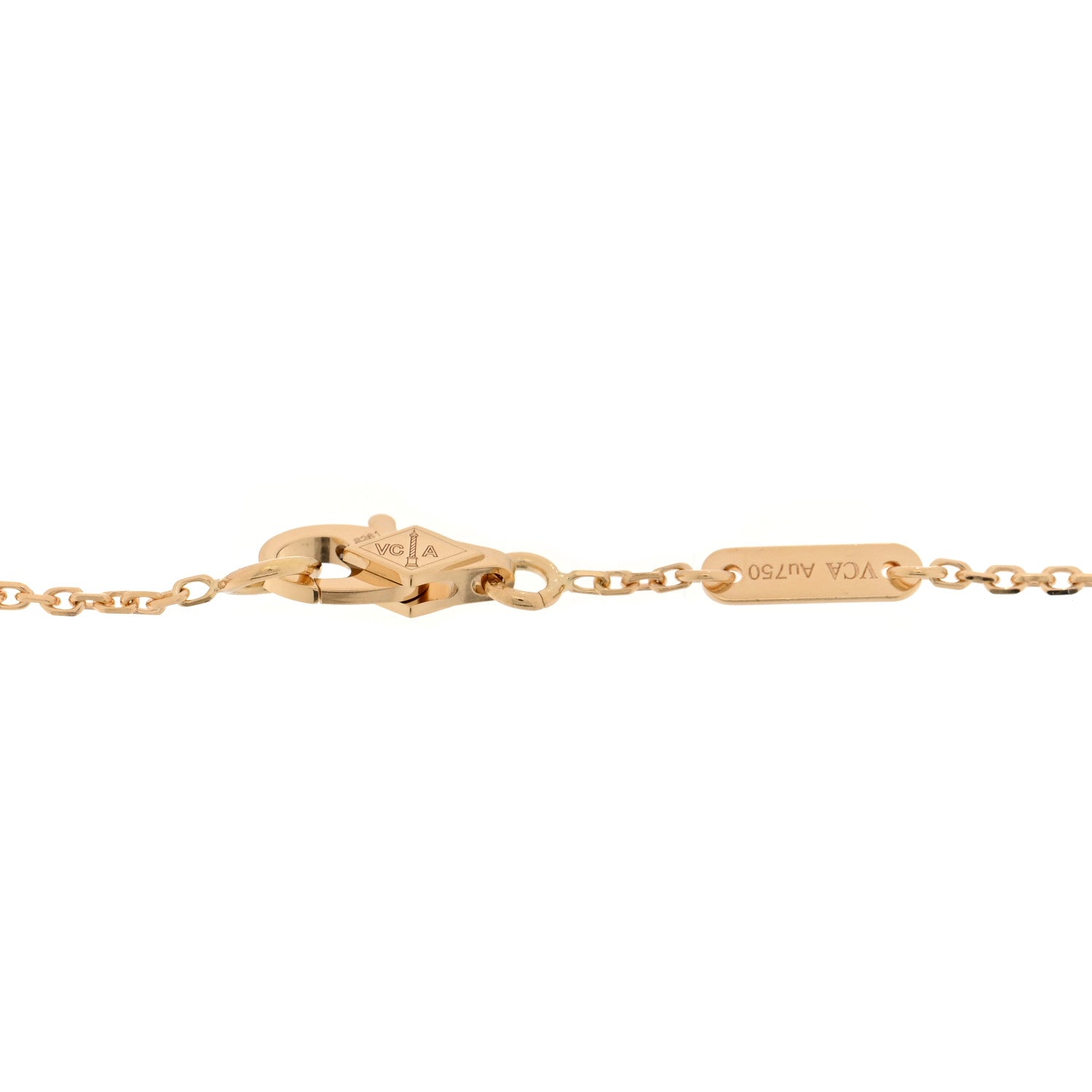 Van Cleef & Arpels 18K Yellow Gold Emerald Mini Frivole Bracelet 3 of 4