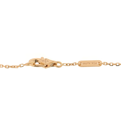 Van Cleef & Arpels 18K Yellow Gold Emerald Mini Frivole Bracelet 3 of 4