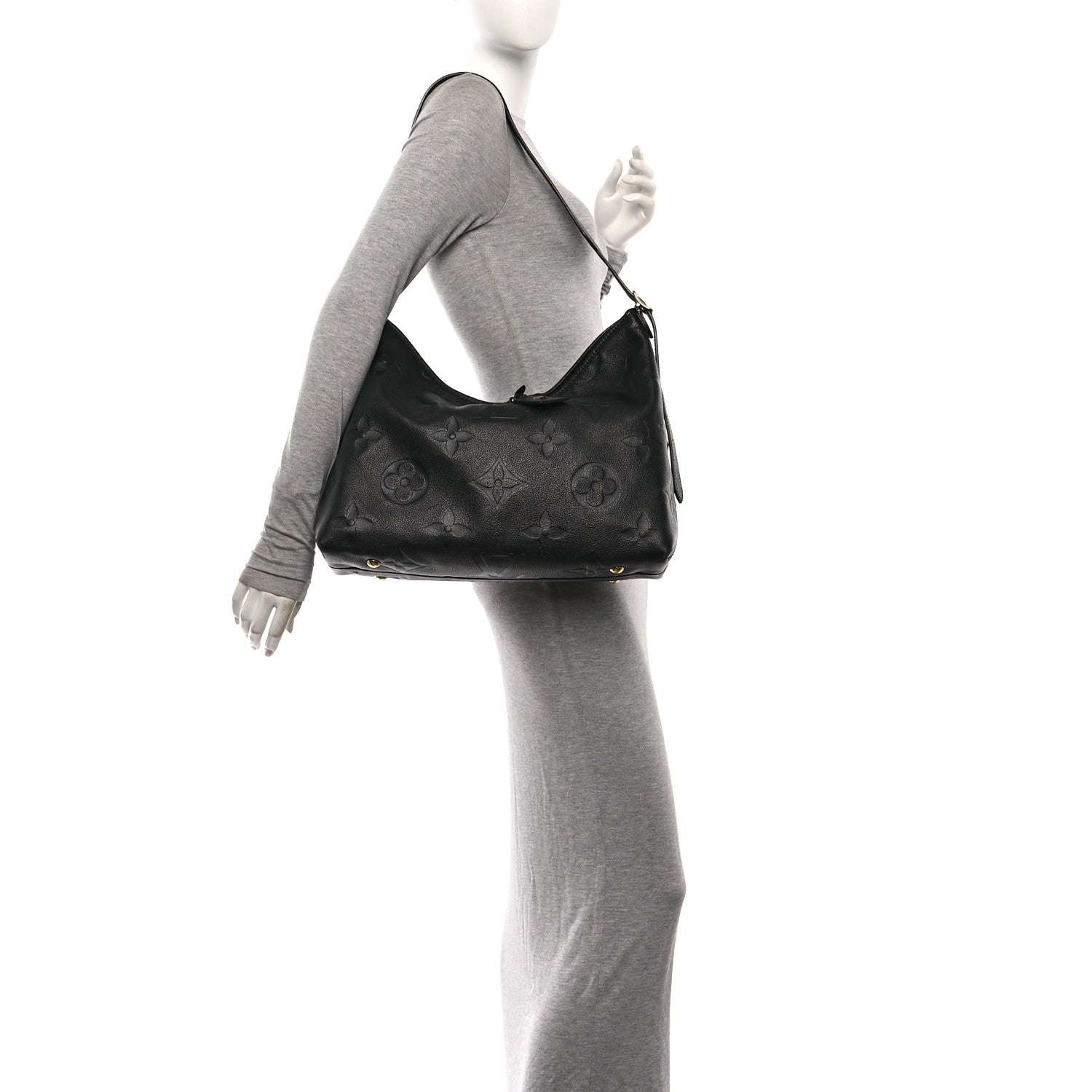 Louis Vuitton Empreinte Carryall MM Black 2 of 10