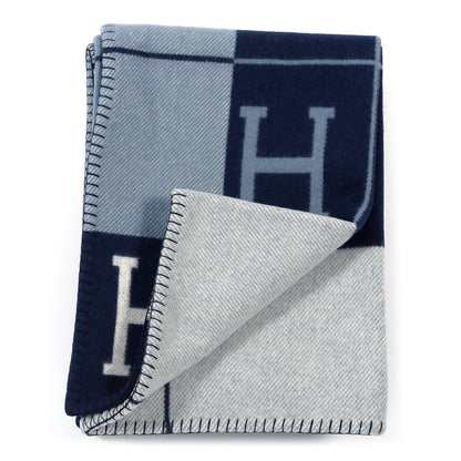 Hermes Wool Cashmere Avalon III Blanket Caban Ecru 3 of 3