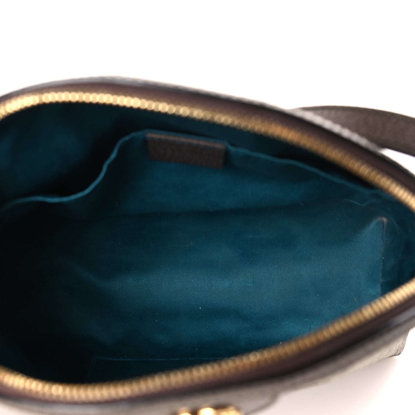 GG Supreme Monogram Textured Dollar Calfskin Web Small Ophidia Dome Shoulder Bag Beige Ebony New Acero