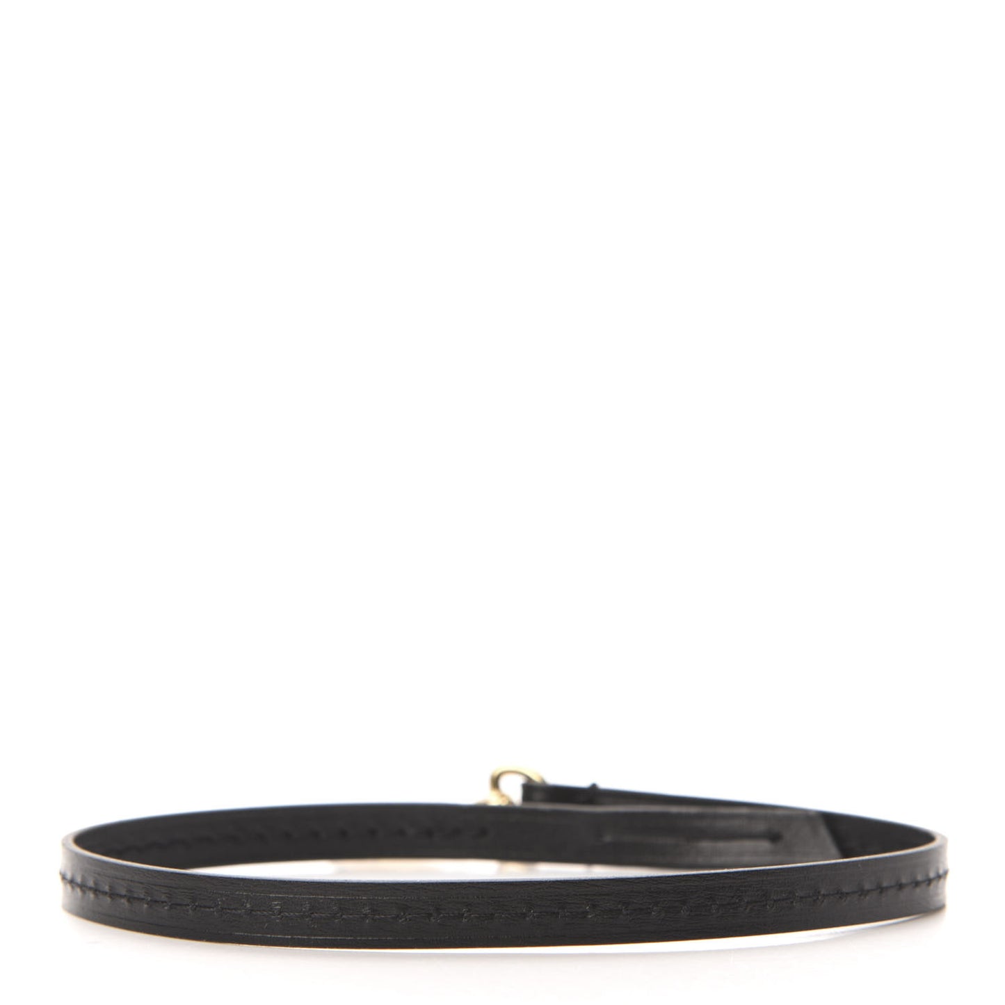Calfskin Pochette Accessories Strap Brown