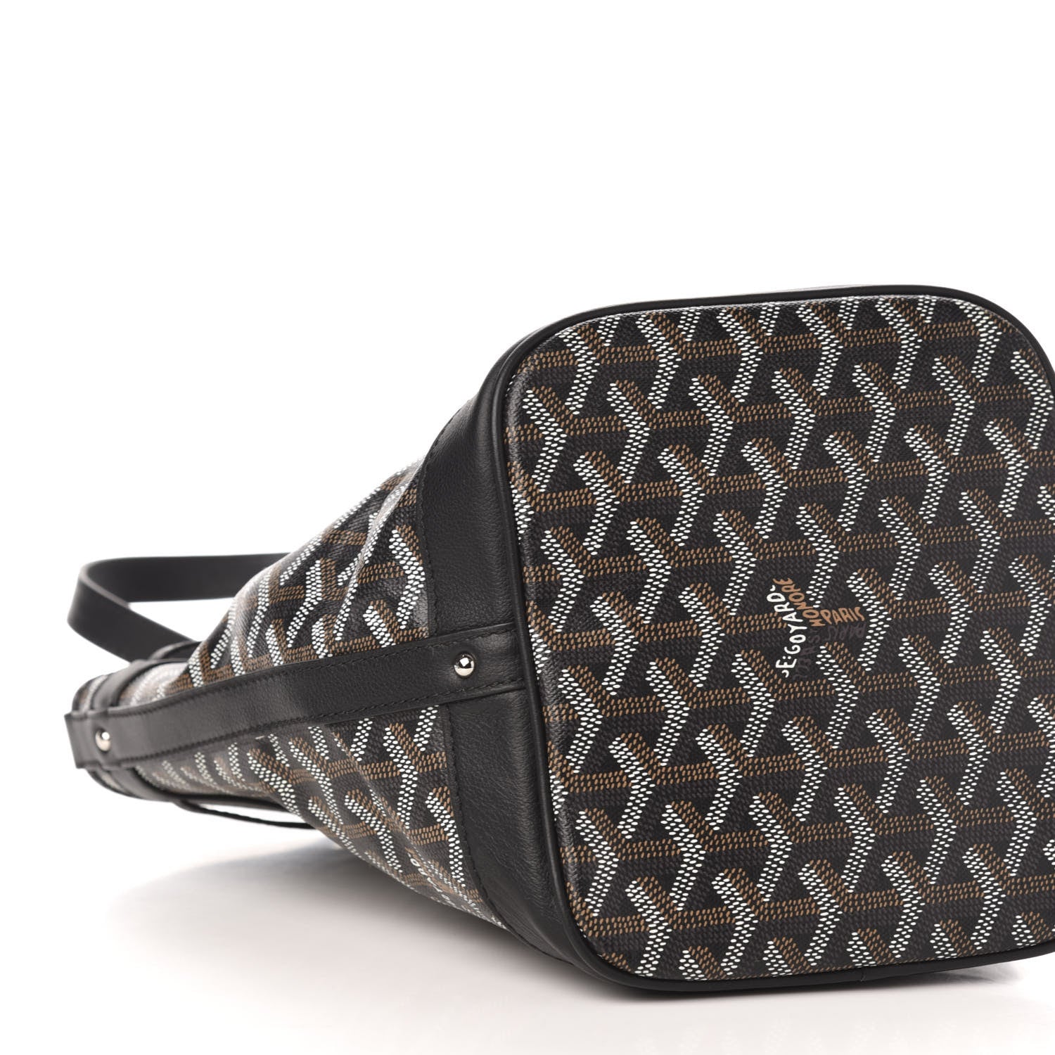 Goyard Goyardine Petit Flot Bucket Bag PM Black 6 of 8