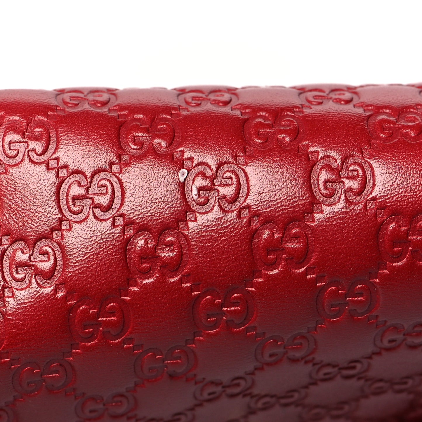 Microguccissima Medium Emily Chain Shoulder Bag Red