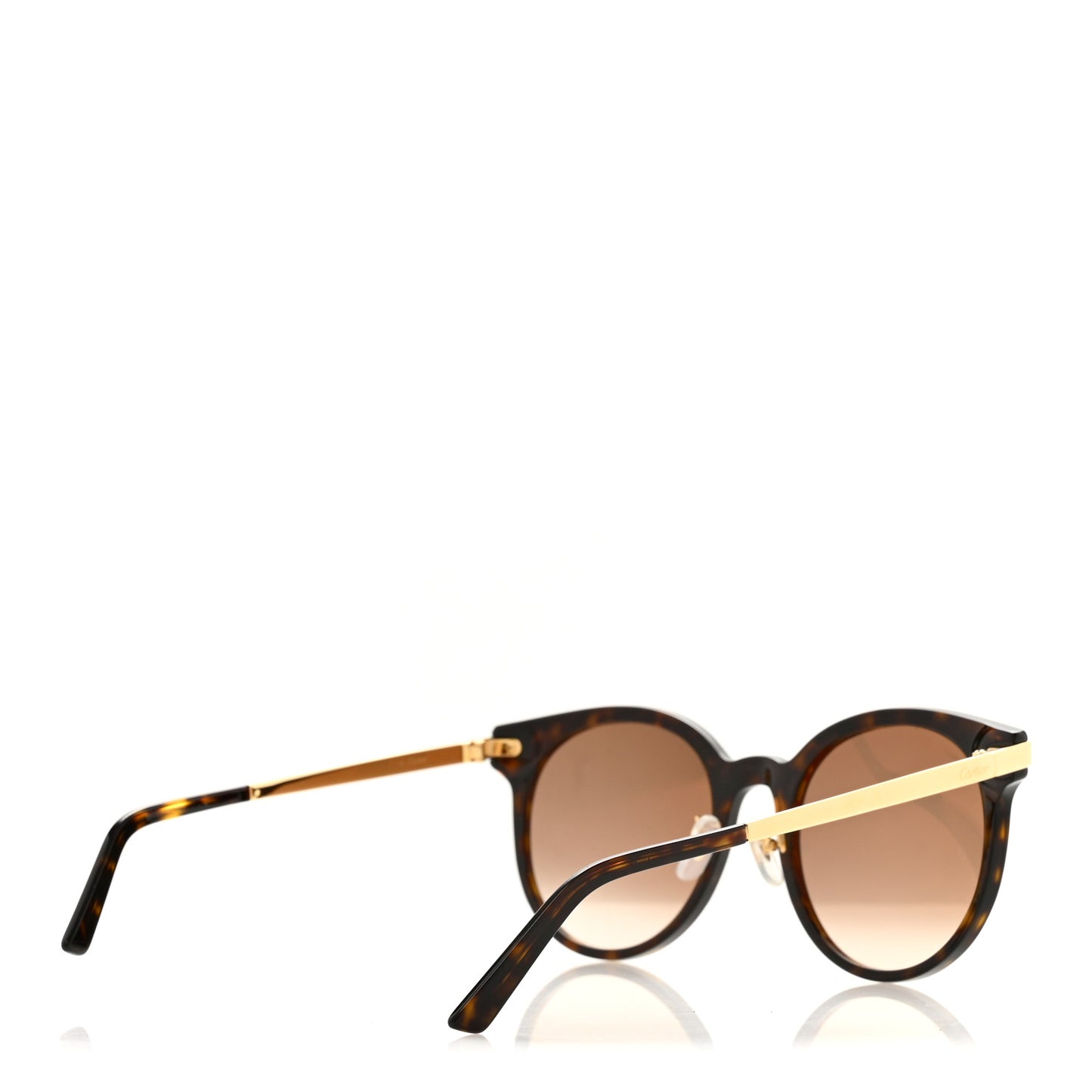 Acetate Panthere De Cartier Sunglasses CT0245SK Tortoise Gold