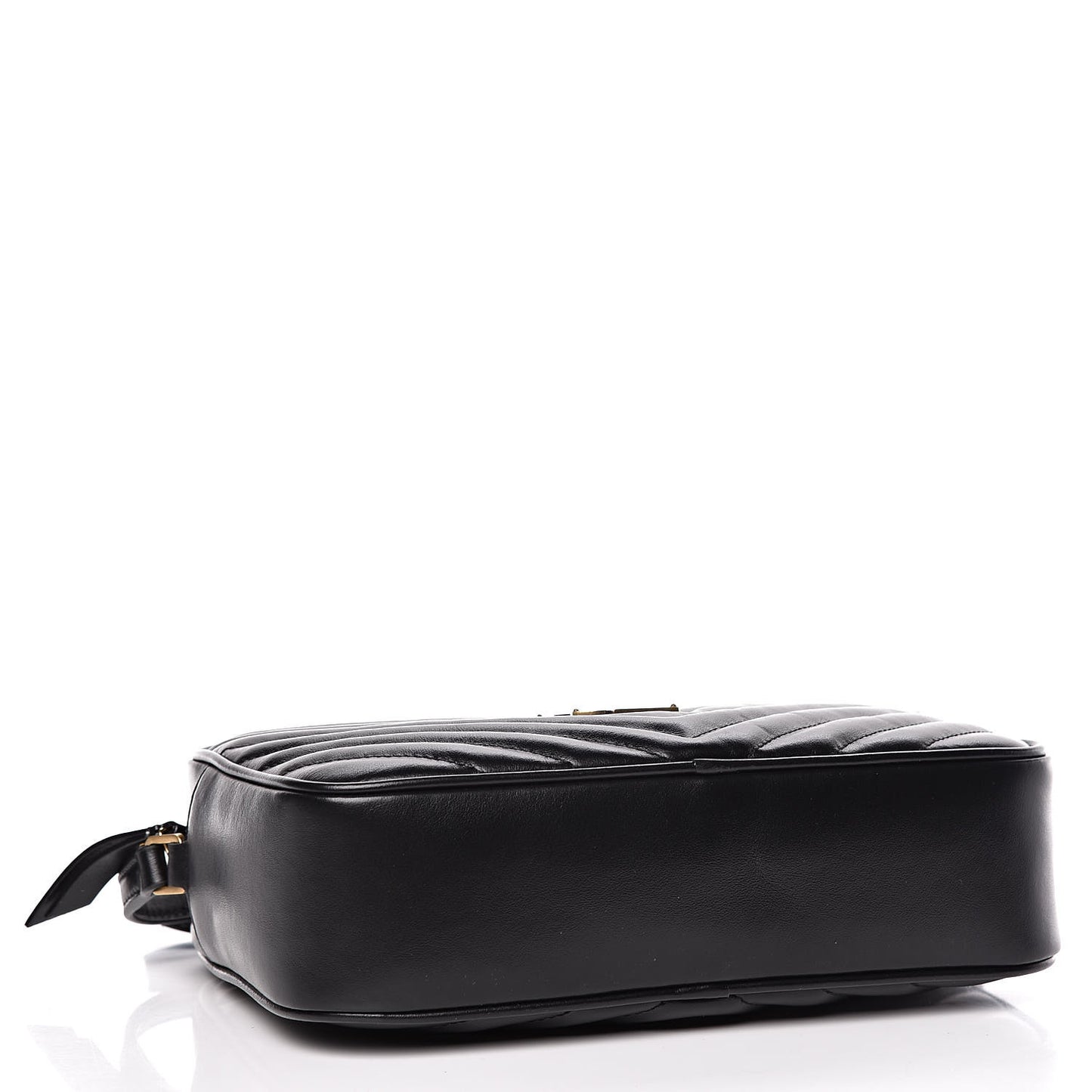 Calfskin Matelasse Monogram Lou Camera Bag Black