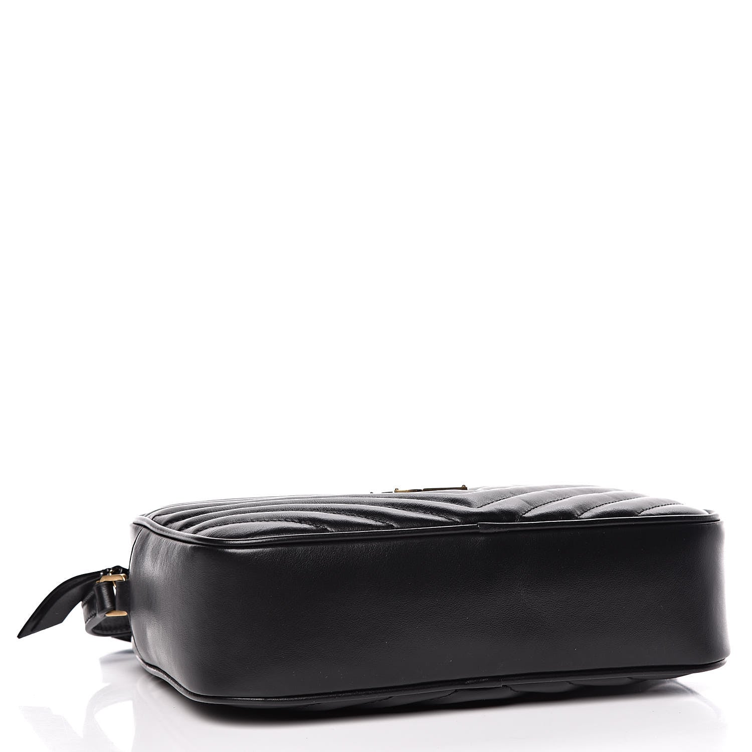 Saint Laurent Calfskin Matelasse Monogram Lou Camera Bag Black 4 of 10